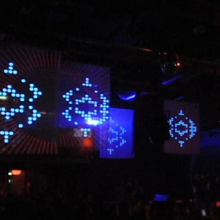 Live-Videomapping Ampere München, 2012