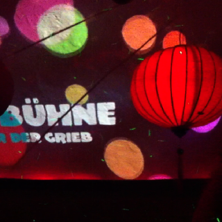 Videomapping-Installation Filmbühne Hinter der Grieb Regensburg, 2013