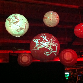 Live-Videomapping, Storchenfabrik München, 2013